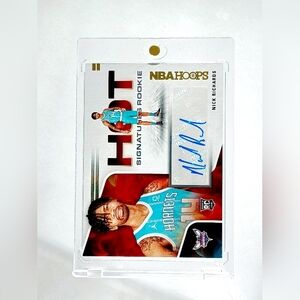 NBA Hoops Nick Richards Rookie Card Autograph